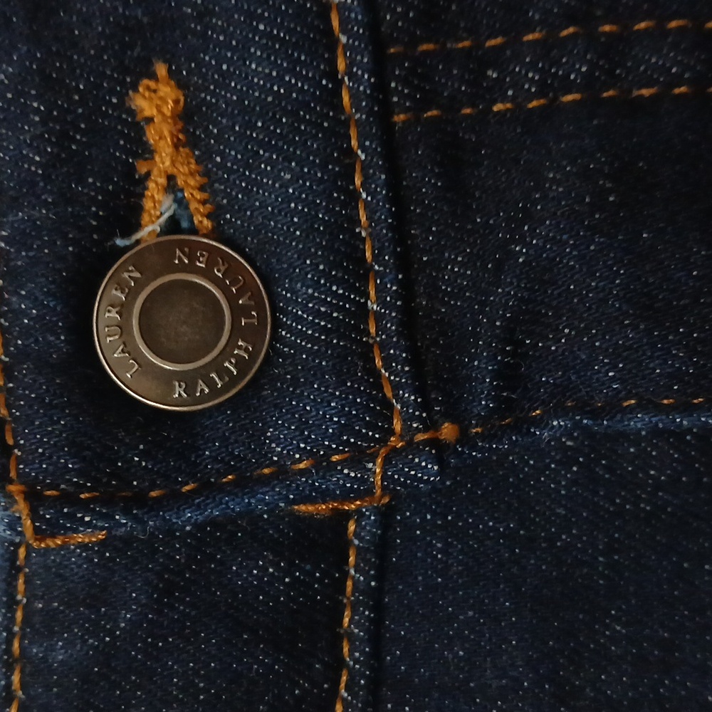 🎉HP🎉Lauren Ralph Lauren Black Label Denim Jeans, Blue, 16 - Picture 4 of 9